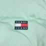 Tommy Jeans Mint Green Seafoam Cropped Convertible Puffer Jacket Size M Image 2