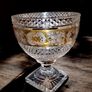 Gorgeous footed large crystal bowl Image 2