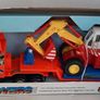 vintage new in box 4ft trailer and JCB Image 2