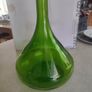 Unique Shaped Green Glass Bottle  Great Condition, No Chips or Crack, Green Wine Bottle, Image 2