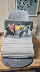 BabyBjorn ergonomic bouncer with toy bar