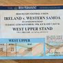 Very Rare 1996 Ireland v Western Samoa - November International Programme + Match Ticket Image 3