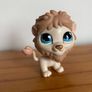 LPS Littlest Pet Shop Authentic Rare Tan Lion Figure No. 1112 Image 2
