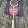 Four badminton rackets and one squash racket Image 2