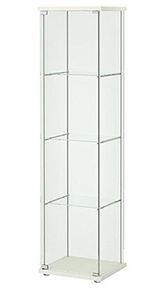 Glass display cabinet