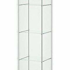 Glass display cabinet
