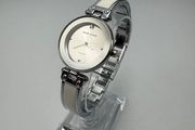 Anne Klein Womens Silver-Tone Bangle Watch