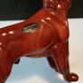 Large Mid Century Coopercraft Red Setter Ceramic Image 7