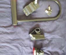 Decathlon Elops Bike Accessories Bundle - Heavy Duty D-Lock & Front/Rear LED Light Set