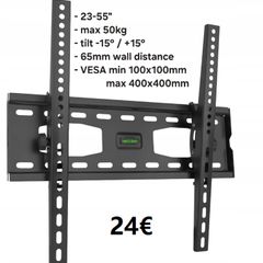 TV Wall Mount Bracket Flat Tilt 23" - 55"