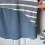 top Bnwt long sleeve striped top with chiffon detail Image 7