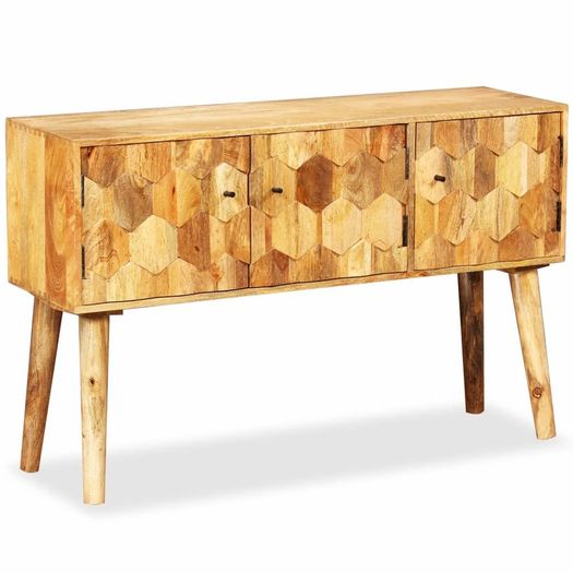 Sideboard Solid Mango Wood 118x35x75 cm
