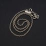 Vintage Armani Designer 925 Silver Rope Chain Image 10