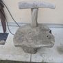 Teak root garden furniture - 4 chairs and table. Image 5
