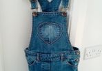 F&F girls short dungarees