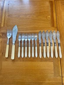 Edwardian Fish Set 14 piece