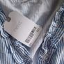 Next pretty blue and white stripped dress Image 4