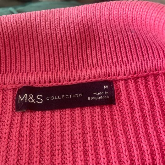 M&S pink jumper. Size M