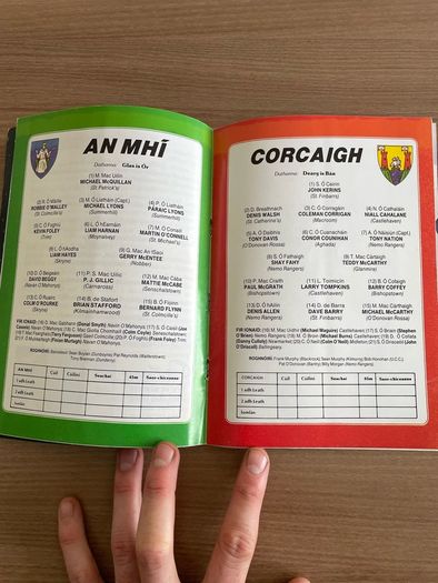 1988 GAA All Ireland Football Final and Semi Final Match Day Programmes