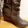 Woman's wedge heel ankle boot Image 3
