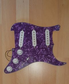 Strat loaded pickguard