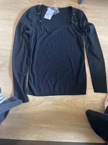 top quiz size 10 black