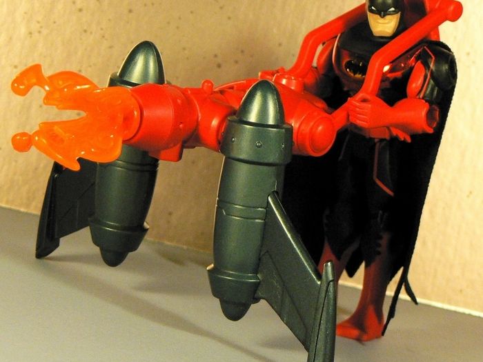COLLECTORS Total Armor Stealth Blast Rocket Batman