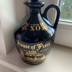 Rare Vintage ' House of Peers' Scotch Whisky Decanter.