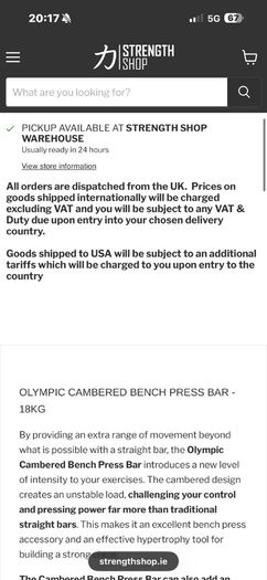 Strengthmax Seal Row Bench +olympic Camber Barbell + Jaw Lock Collars, Bargain!!