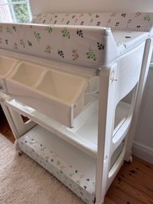 Changing table and bath