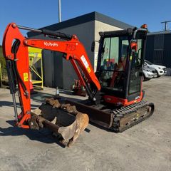 Kubota U27-4 2022 Excavator, Hammer Piped, Quick H
