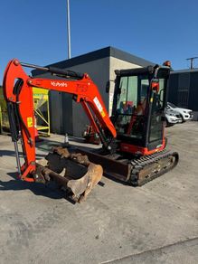 Kubota U27-4 2022 Excavator, Hammer Piped, Quick H
