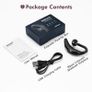 Bluetooth Headset [Business Style] Wireless Headset Bluetooth Earpiece Hands-free Calling with Clear Voice Capture Technology Bluetooth Earbuds for Cellphones (280 Hours Standby Time) Image 3