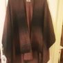 OFFER ACCEPTED .. Cape/Retro Style Houndstooth Cape  ..  Super Cozy Oversized Wrap Design, a New Fashion Trending for Winter Image 4