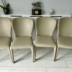 leather dining chairs