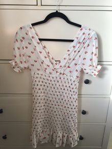 With Jean mini dress