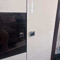 TV Stand  and Tall Display Cabinet  .  Good Condition