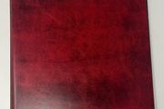 Stanley Gibbons Malvern Wine 4-ring album with 10 first day cover pages.