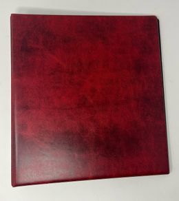 Stanley Gibbons Malvern Wine 4-ring album with 10 first day cover pages.
