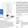 LEVOIT Humidifiers for Bedroom 3L, Top-Fill Cool Humidifier for Baby Room & Home, Smart Control with Humidity for Plants Image 8