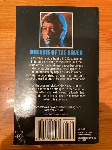 'Star Trek Dreams Of The Raven' book