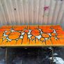mid century retro vintage kitsch coffeetable for repair c1960 Image 2