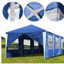 3 x 9 m UV Protection Gazebo Party Tent with 8 Side Panels, Marquee Garden, Market, Wedding and Waterproof Party Tent Image 4