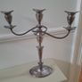 Stunning pair Georgian / Regency candelabra candle sticks silver plated on copper. can be converted in to single candlesticks. Image 2
