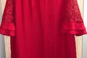 Ladies Red Top XL