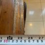 Antique RARE 1920s Kilrane National School PITCH PINE + CAST IRON Desk. Image 8