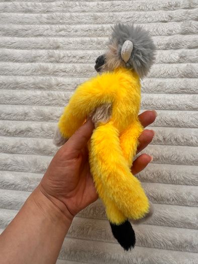 Nature Planet Re-pets Plush Monkey Hanging Yellow approx. 25 cm. Used Please see photos