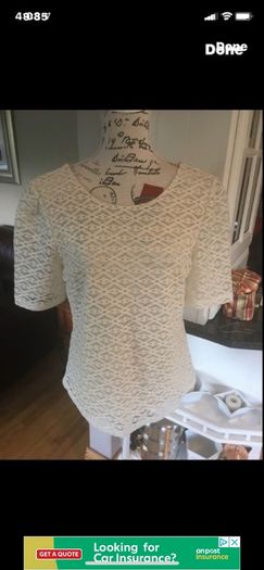 Designer Top Coakley Size 14