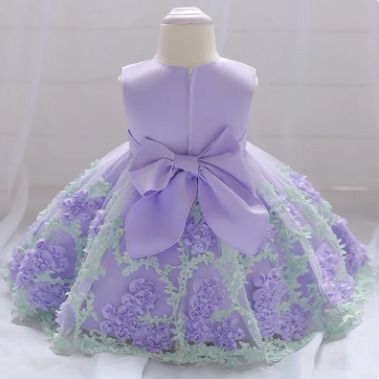 New Baby Girl Flower Dress size 3-9 mths