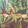 Beautiful Genuine Painting of a Young Michael Collins, Postage Available or Collection, Lots more Antiques and Collectables Image 4